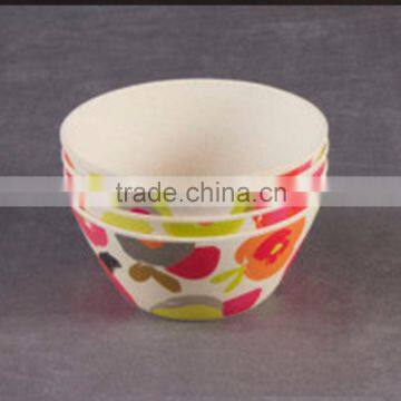 Factory Price Personalized Picnic Bamboo Fiber Tableware Set photo-2