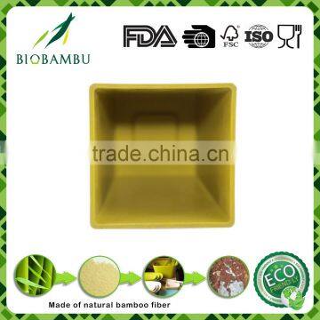 High Standard Traditional Popular Bamboo Fiber Flowerpot photo-3