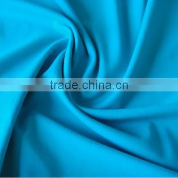 Hot sale 100% plain dyed pattern spandex/nylon/polyester fleece fabrics for clothes use 140D