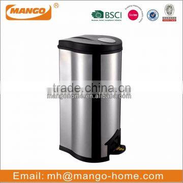 Pedal Stainless Steel Garbage Trash Bin photo-4