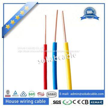 Solid Copper Conductor PVC Insulated Electrical Wire photo-5