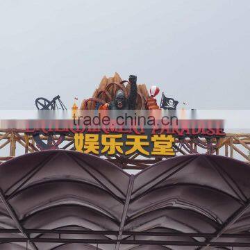 Zoo or Playground Park Big Orangutan Statue Sculpture Decoration photo-4