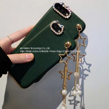 Imitation PU Leather Cell Phone Cover Shell Diamond Mobile Phone Cases for IPhone7/7Plus/6/6s/6plus/6splus Accessories photo-3