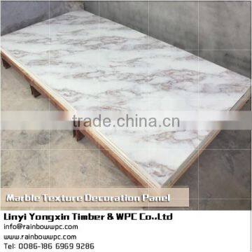 028 Interior Decorative Marble Texture Waterproof Pvc Bathroom Wall Panels photo-4