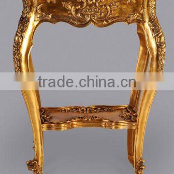 Handmade carving gold leaf coffee table/side table FA-181P-01