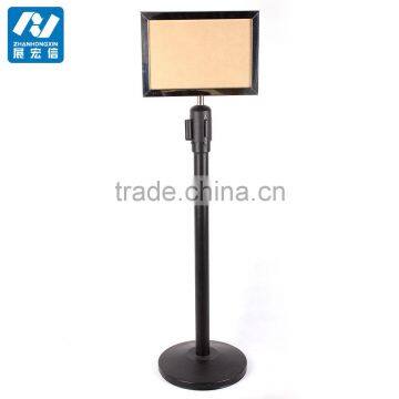 Stainless Steel Sign Holder for Queue Belt Stand photo-2