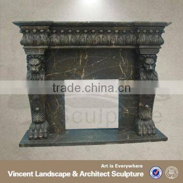 Black fireplace mantel,Marble fireplace mantel, fireplace mantels VFM-NB057A