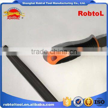 8" Steel File Rasp Bastard Cut Flat Half Round Curved Square Triangle Semicircle photo-2