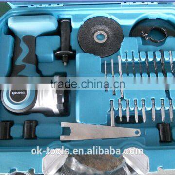 2014 New Modern Electric Drill Angle Grinder Impact Wrench Power Tool Sets 4 in 1 Combo Kit Tool Box photo-3