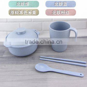 New Product Food Grade Wheat Straw Tableware Bowl photo-5