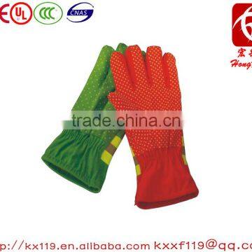 2014 New Design 97 Type Fire Retardant Fabrics Green and Orange Color Fire Resistant Gloves photo-2