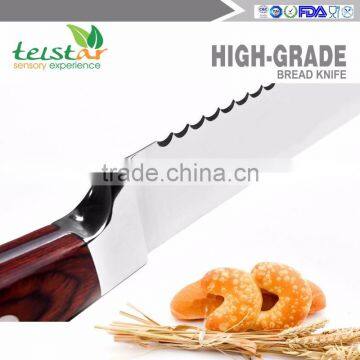8 "Colour Wood Stainless Steel Knife Kitchen Knife Bread Knife photo-4
