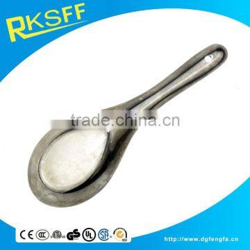 Manufacturing Cheap Die Casting Zinc Alloy Chrome Plated Silver Spoon photo-3
