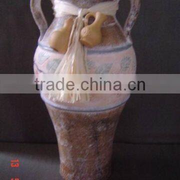 Ceramic Vase, flower pot, made from clay