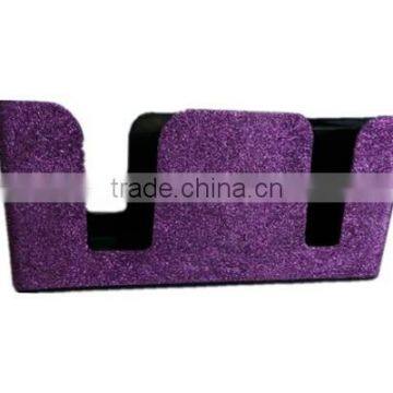 glitter effect plastic bar napkin caddy