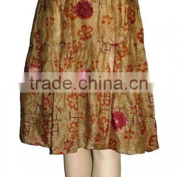 fashionable cotton printed skirts