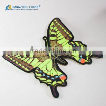 China Supplier Custom Butterfly Woven Patches