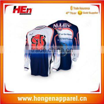HongEn Apparel Custom Men 's Fishing Clothing Long Sleeve Fishing Shirt