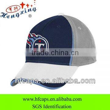 2013 men fashion navy blue and gray 3D embroidery 6 panel custom baseball cap and hat