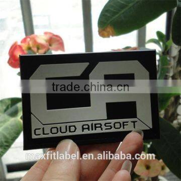 Cheap Blank Hook and Loop Patches Custom 3d Rubber Patch Logo photo-2