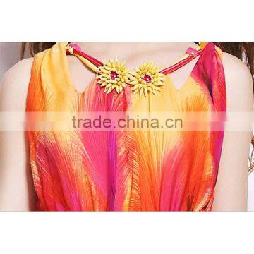 Colorful Sweet 2017 Fashionable Handmade Christening Dress For Summer photo-4