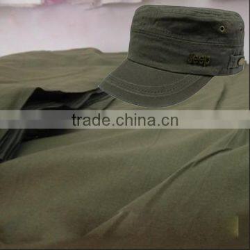 Factory Direct Sale 100%cotton Muslin Army Green Fabric for Hats With Low Price