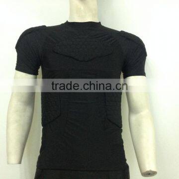 Custom Rubber Foam padded protective compression shirt