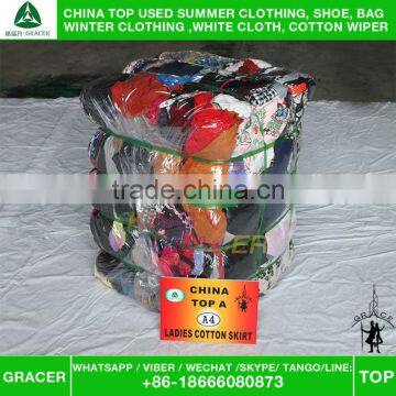 Factory High End Africa Style Girl Cotton Skirt Used Clothing. Cheap Used Clothes photo-6