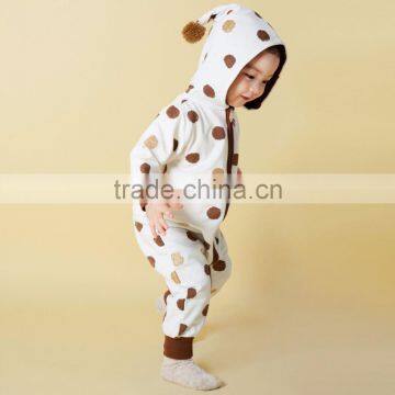 Custom Design Fashion Latest Winter Newborn Fashion Rompers 2017 Printed Kids Clothing Kint Wholesale Baby Animal Romper photo-4