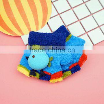 TC13022 100% Acrylic Funny Half Fingers Baby Winter Gloves Wholesale photo-5