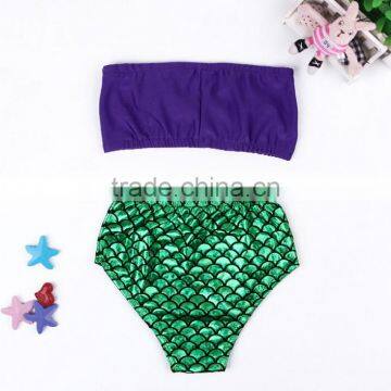 Kids Children Cosplay Swimsuit Bikini Swimwear Bathing Suit Beach Wear Mermaid Swimsuit photo-2
