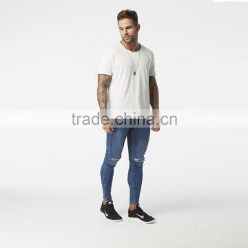Top Fashion Skinny Jeans Quality Ripped Jeans Hot Sale Europe Jeans photo-2