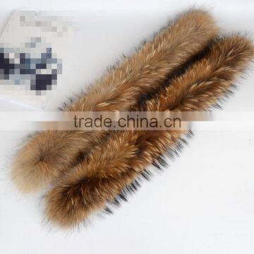 BBG-H-1 Excellent Supplier China Factory Real Raccoon Fur Trim for Winter Coat and Hood photo-6