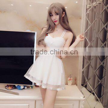 Z&M Women's 2017 Raw Silk Evening Dress Sexy Night Dress Models Shirt Dress photo-5