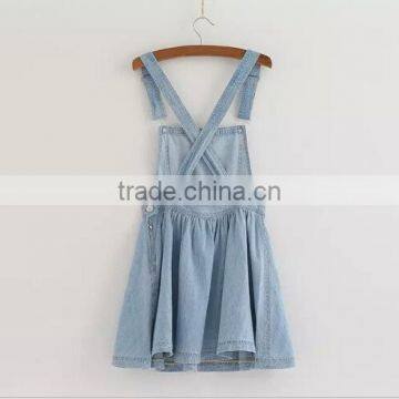 EY0602A Europe and America Women the Cowboy Straps Dress photo-3