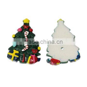 High Quality Christmas tree Two Holes Resin Button for Garments Jewellry