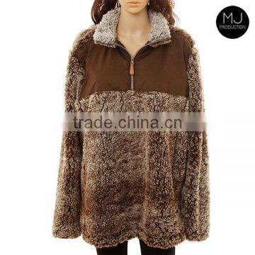 FACTORY High Quality Plus Size Women Heather Pullover Sweater Wholesale Clothing photo-4