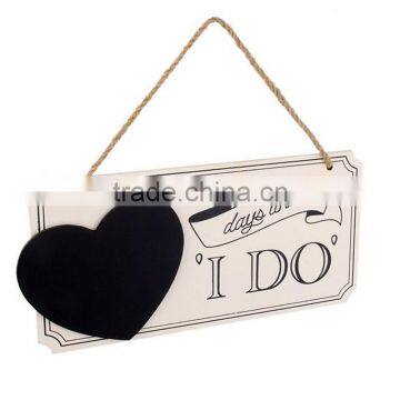 I Do Hanging Board Wedding Indicator Decoration Wood Craft photo-3
