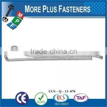 Made In Taiwan Bright Zinc Stainless Steel Zinc Finish Steel Hammerlock Cotter Pin photo-4