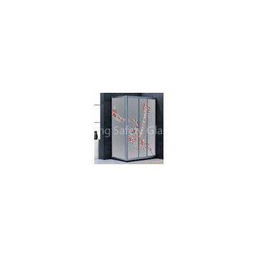 Corner Shower Enclosures Glass, 6mm 8mm 10mm Decorative Frost Tempered Glass