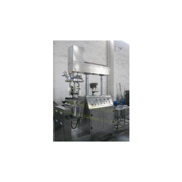 50Liter vacuum emulsifying mixer for cosmetics/high quality stainless steel vacuum mixer homogenizer