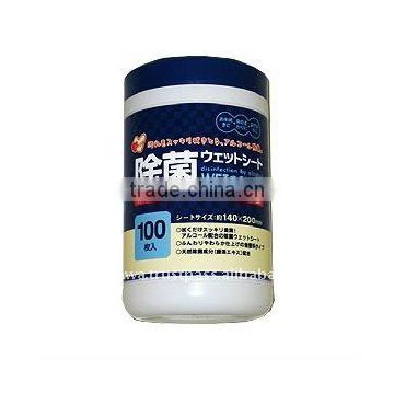 Japan Wet Wipes Antibacterial Bottle 100sheets wholesale