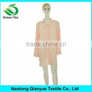 Matte Satin Polyester Nightshirt For Women