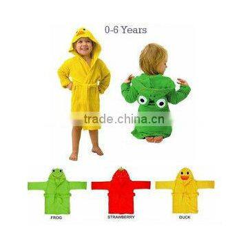 new design Terry Bathrobe - Hoodie/Hoody Costume Bath Towel Baby Robe - Kids Robes Baby Cartoon Hooded