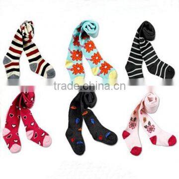 100%cotton baby knitting tights for girls