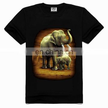 Summer Men Animal printed 3d t-shirt,thailand t shirt elephant