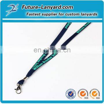 Dye sublimation gift lanyards with J-hook
