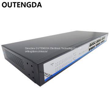 OUTENGDA 24 Port 10/100m Poe Switch 12~15v With 23 POE Ports for Wifi ap Router, IP Camera Etc photo-3