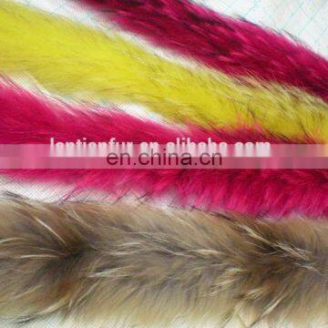 raccoon fur trim for hood winter jacket