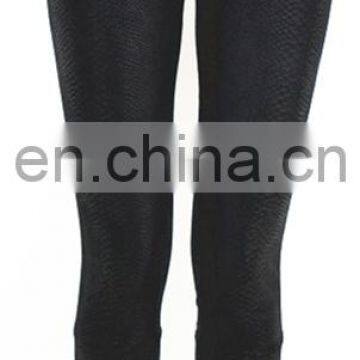 Sexy Picture Leather Leggings Women Stretch Pants Leather Leggings photo-2